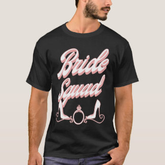 Vintage Retro Bruidsgezelschap Afscheid Als Vrouw  T-shirt