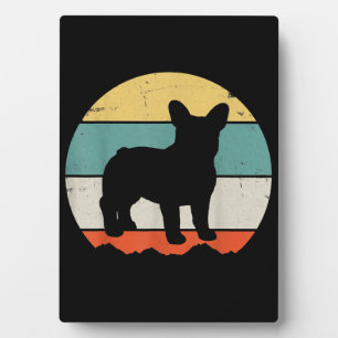 Vintage Retro Bulldog Gift for Dog Dad Dog mama Fotoplaat