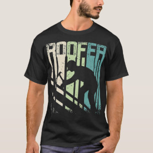 Vintage Retro cadeauruimte verjaardag T-shirt