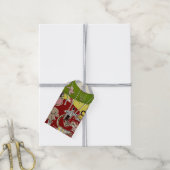 Vintage Retro Circus Dieren Ring Thema Cadeaulabel (Met Touw)