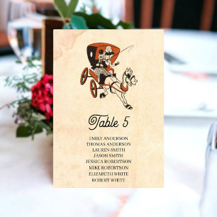 Vintage Retro Classic Comic Book Rustic Wedding Kaart