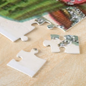 Vintage Retro Cupcake en Teacup Valentijnsdag Legpuzzel (Zijkant)