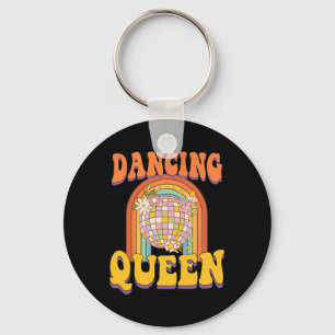 Vintage Retro Dansende Koninginnen Bachelorette-fe Sleutelhanger