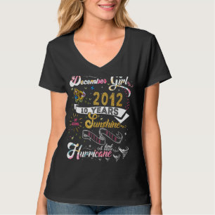 Vintage Retro December 2012 10 jaar oud 10th T-shirt