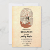 Vintage Retro Elegant Romantic Old Vrijgezellenfee Kaart (Voorkant)