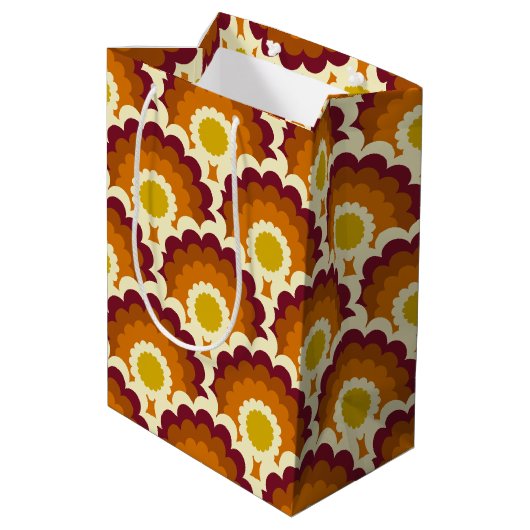 Vintage retro en mod 60s 70s cadeautas (Achterkant Gekanteld)