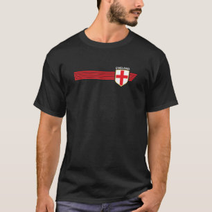 Vintage Retro Engeland Vlag Engelse Wapen VK Groot T-shirt