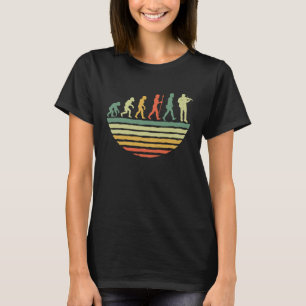Vintage Retro Evolution Vioolspeler 1 T-shirt
