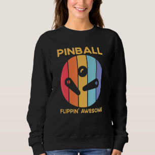 Vintage Retro Flipperen Awesome Pinball Spelen Trui