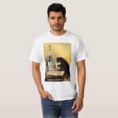 Vintage Retro Frans Poster "Absinthe Bourgeois" T-shirt (Voorkant volledig)