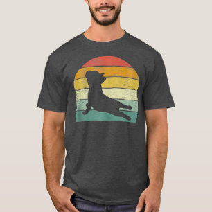 Vintage Retro French Bulldog Yoga Funny French Bu T-shirt