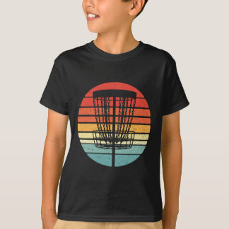 Vintage Retro Frolf Sport Vliegende Disc Golf Sche T-shirt
