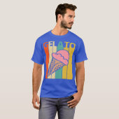 Vintage Retro Gelato T-shirt (Voorkant volledig)