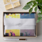 Vintage Retro Girl Polka Dot Bikini Pattern Tissuepapier (Geschenk)