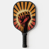 Vintage Retro Hand Pickleball Paddle (Voorkant)