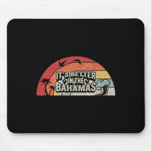 Vintage Retro Het Is Beter In De Hamas Tropisch Va Muismat