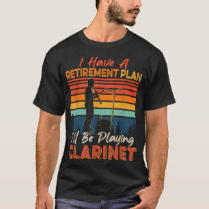 Vintage Retro ik heb een pensioenplan. T-shirt