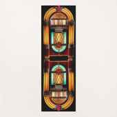 Vintage Retro Jukebox Yogamat (Voorkant)