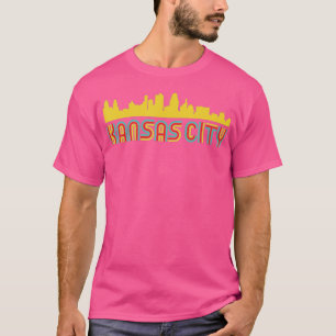 Vintage Retro Kansas City Missouri Skyline T-shirt