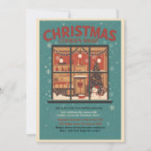 Vintage Retro Kerst Koekjes Uitwisselen Kaart (Voorkant)