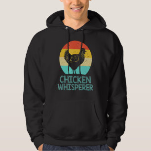 Vintage Retro kippen Whisperer Farmer Lo Hoodie