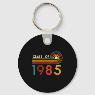 Vintage retro klas van 1985 reünie 40ste sleutelhanger