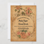 Vintage Retro Klassieke Waterverf Kaart (Voorkant)