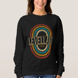 Vintage Retro Levelland Texas TX Dames Heren Souve Trui