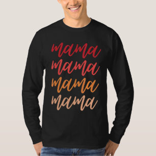 Vintage Retro Mama Women Cute mammammie Moederdag T-shirt