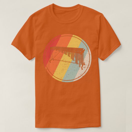 Vintage Retro Marimba T-shirt (Design voorkant)