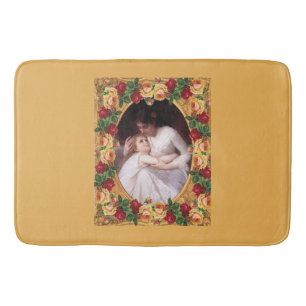 vintage Retro met kant en bloemen Badmat