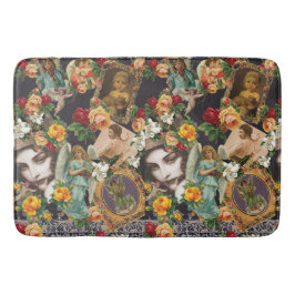 vintage Retro met kant en bloemen Badmat