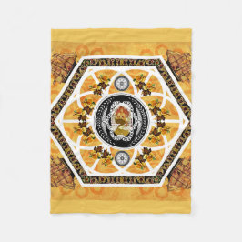 vintage Retro met kant en bloemen Fleece Deken