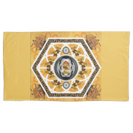 vintage Retro met kant en bloemen Kussensloop