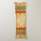 vintage Retro met kant en bloemen Lichaamskussen (Voorkant Verticaal)