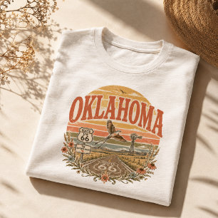 Vintage Retro Mother Road Heartland Kleding Tri-Blend Shirt