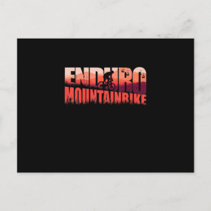 Vintage Retro Mountainbike MTB Fietssport Rijden Briefkaart