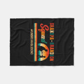 Vintage retro opa kleinzoon squad vaderdag fleece deken (Voorkant (Horizontaal))