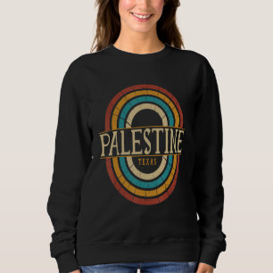 Vintage Retro Palestina Texas TX Vrouwen Mannen So Trui