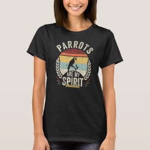 Vintage Retro Parrots zijn mijn dierbare papegaai T-shirt