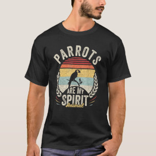 Vintage Retro Parrots zijn mijn dierbare papegaai T-shirt