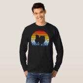 Vintage Retro Pekingese T Shirt Pekingese Lovers (Voorkant volledig)