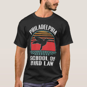 Vintage Retro Philadelphia School Of Bird T-shirt