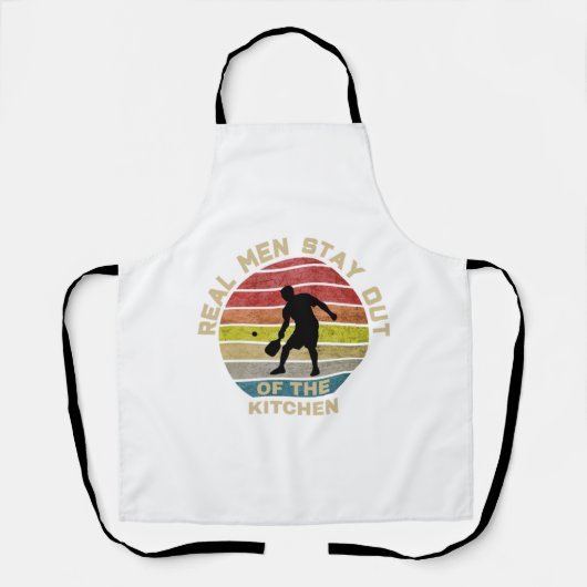 Vintage Retro Pickleball Funny Schort (Voorkant)
