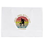 Vintage Retro Pickleball Grappig Groot Cadeauzakje (Achterkant)