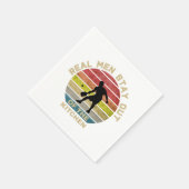 Vintage Retro Pickleball Grappig Servet (Hoek)