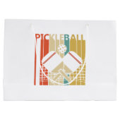 Vintage Retro Pickleball Groot Cadeauzakje (Achterkant)