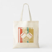 Vintage Retro Pickleball Tote Bag (Achterkant)