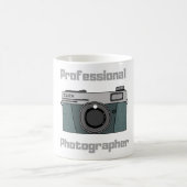 Vintage Retro Professionele Fotograaf Camera Koffiemok (Center)