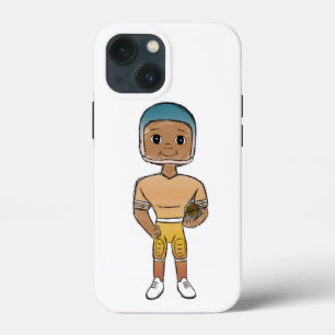 vintage retro regenboog voetbalspeler ombre Case-Mate iPhone case